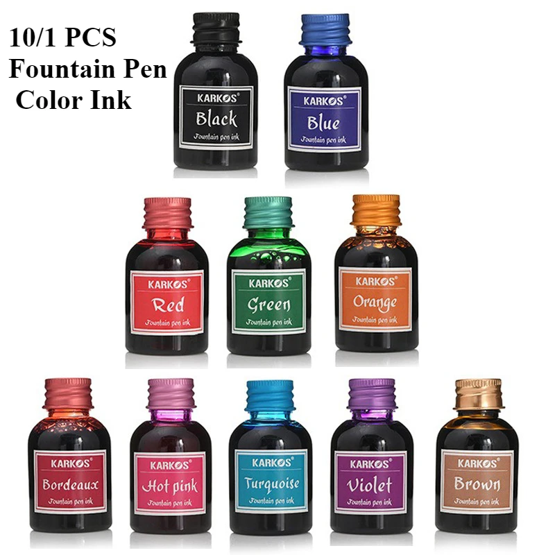 10/1 PCS 30ml Various Colors I - огляд і ціна Fountain Pen Bottled Ink
